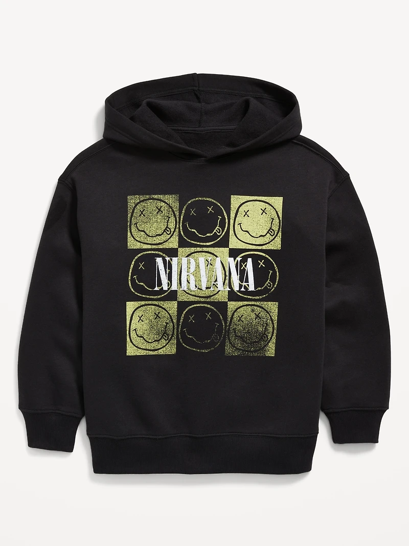 Nirvana™ Oversized Gender-Neutral Hoodie for Kids