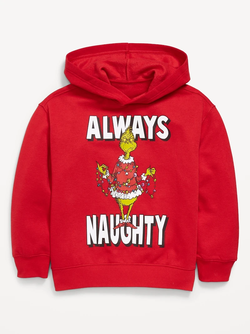 Dr. Seuss™ Grinch Oversized Gender-Neutral Hoodie for Kids