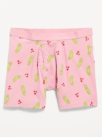 Soft-Washed Valentine Print Boxer Briefs - 6.25-inch inseam