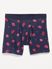 Soft-Washed Valentine Print Boxer Briefs - 6.25-inch inseam