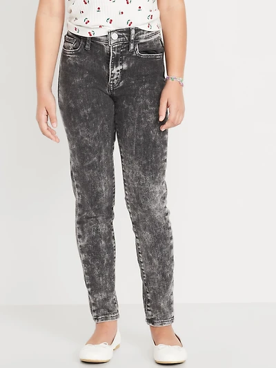 High-Waisted Rockstar 360° Stretch Jeggings for Girls