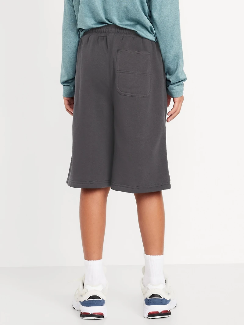 Below Knee Baggy Fleece Shorts for Boys