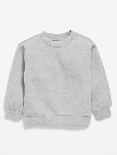 Oversized Bounce Fleece Crew-Neck Sweatshirt for Toddler Boys