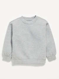 Oversized Bounce Fleece Crew-Neck Sweatshirt for Toddler Boys