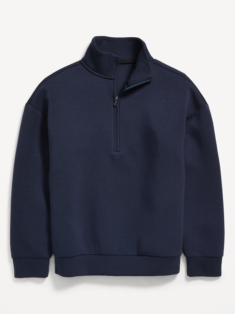 Bounce Fleece Oversized Quarter-Zip Sweatshirt for Boys