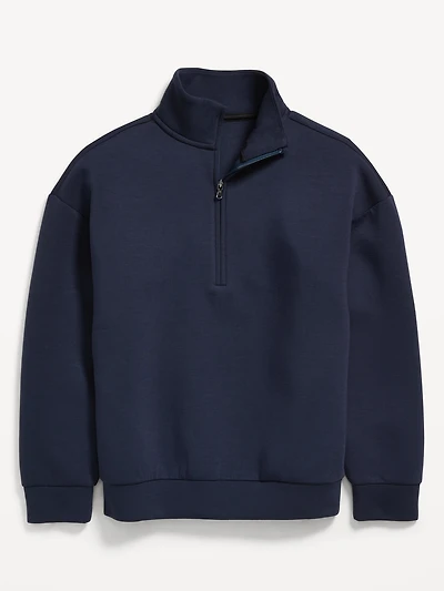 Bounce Fleece Oversized Quarter-Zip Sweatshirt for Boys