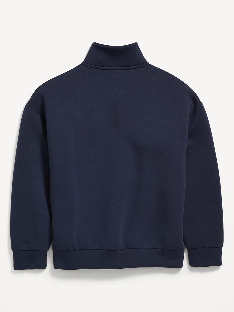 Bounce Fleece Oversized Quarter-Zip Sweatshirt for Boys