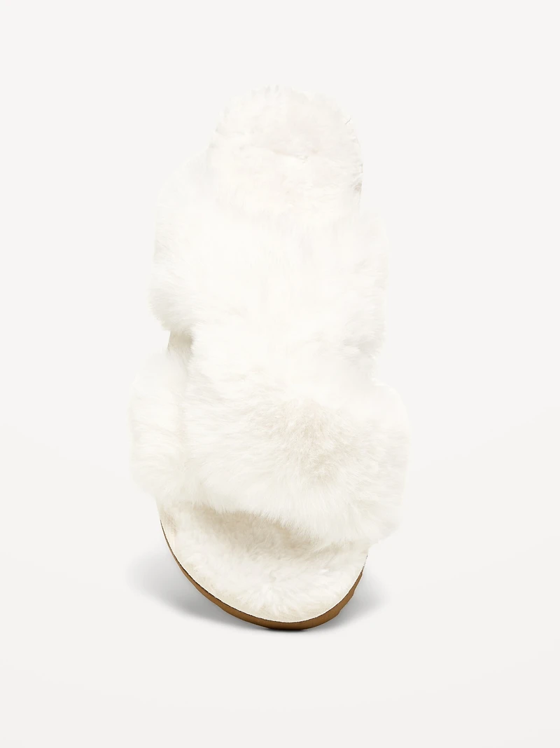 Faux-Fur Slippers for Girls