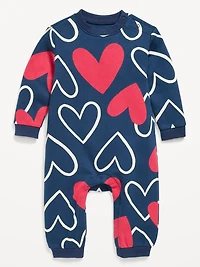 Printed Fleece One-Piece for Baby