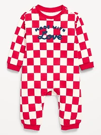 Printed Fleece One-Piece for Baby