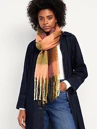 Brushed Fringed Scarf