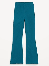 CozePlush High-Waisted Flare Leggings for Girls