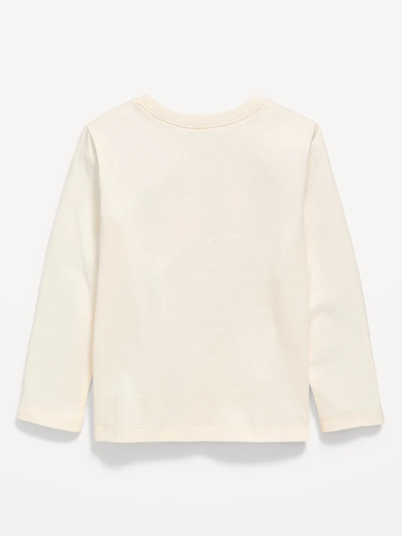 Long-Sleeve Unisex Graphic T-Shirt for Toddler