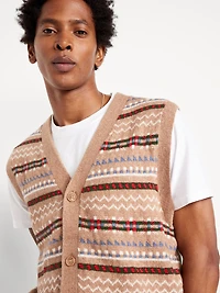 SoSoft Button-Front Sweater Vest
