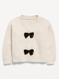 SoSoft Bow Cardigan Sweater for Toddler Girls