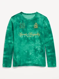 CloudMotion Long-Sleeve Graphic Performance T-Shirt for Boys