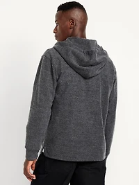 Plush Rugby Pullover Hoodie