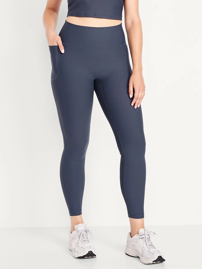 Extra-High Waisted PowerSoft Boundless 7/8 Pocket Leggings – No Front Seam