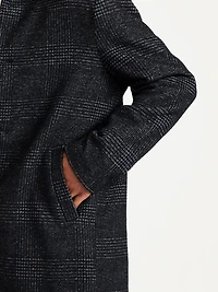 Plaid Twill Topcoat