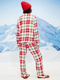 Plaid Flannel Pajama Pant Set for Women