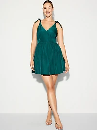 The Occasion by Old Navy Fit & Flare Taffeta Cami Mini Dress