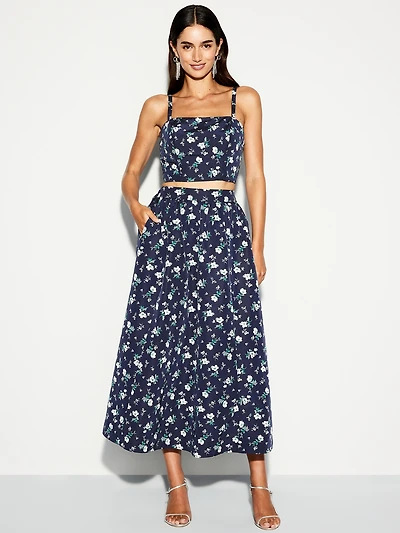 The Occasion by Old Navy High-Waisted Taffeta Midi Skirt