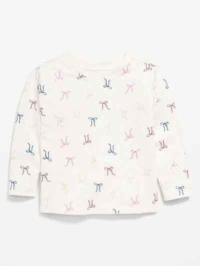 Printed Long-Sleeve T-Shirt for Toddler Girls