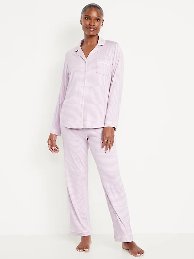 Knit Pajama Pant Set