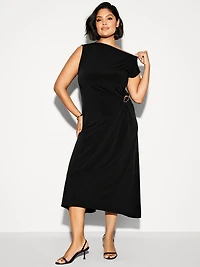The Occasion by Old Navy Twist-Front Jersey Midi Dress