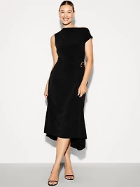 The Occasion by Old Navy Twist-Front Jersey Midi Dress
