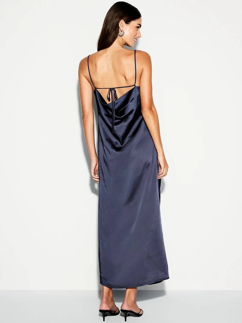 The Occasion by Old Navy Satin V-Neck Maxi Dress
