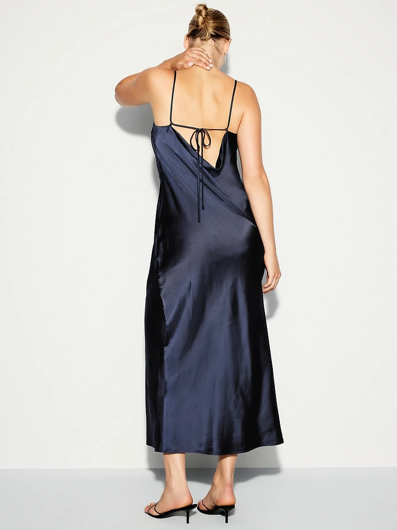 The Occasion by Old Navy Satin V-Neck Maxi Dress