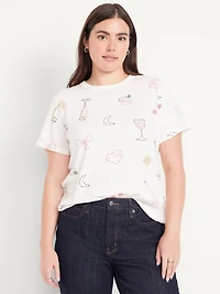 EveryWear Crew-Neck Printed T-Shirt