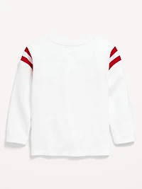 Oversized Football Graphic T-Shirt for Toddler Boys