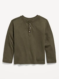 Long-Sleeve Henley T-Shirt for Toddler Boys