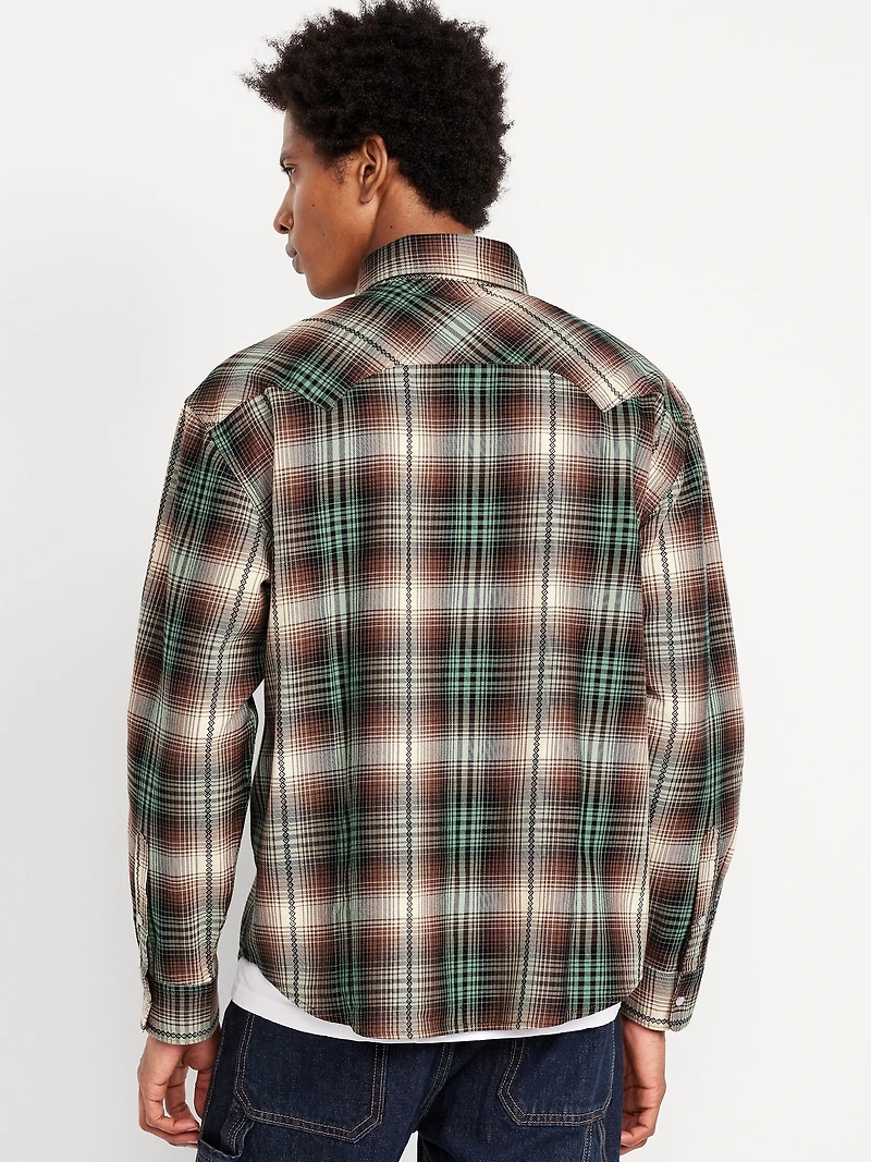 Plaid Western Shirt