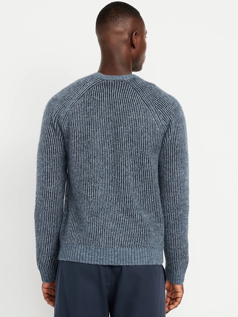 Wool-Blend Crew-Neck Sweater
