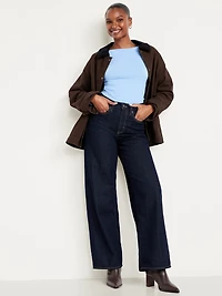 Snug Long-Sleeve Boatneck T-Shirt