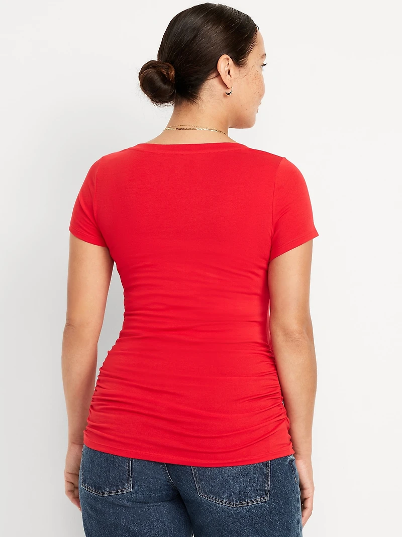 Maternity Scoop-Neck T-Shirt