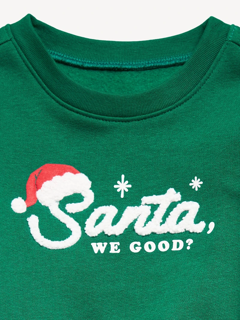 Graphic Sweatshirt and Sweatpants Set for Baby