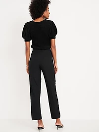 High-Waisted Pixie Loose Straight Pants
