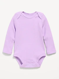 Long-Sleeve Ribbed Bodysuit for Baby