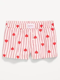 Flannel Plaid Boxer Pajama Shorts for Girls