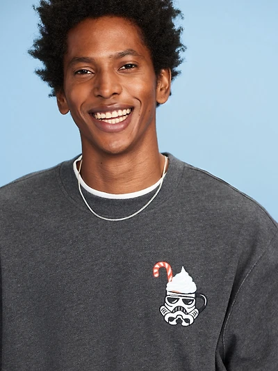 Old Navy x Star Wars Holiday-Graphic Sweatshirt for Men