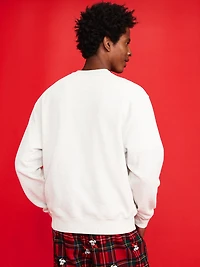 Old Navy x Disney Mickey Mouse Oversized Holiday-Graphic Sweatshirt for Men