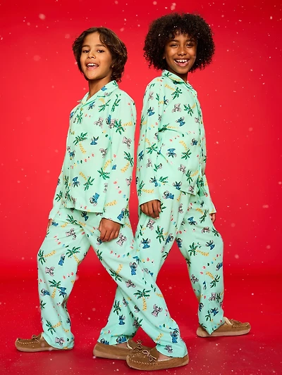 Old Navy x Disney Gender-Neutral Button-Front Graphic Pajama Set for Kids