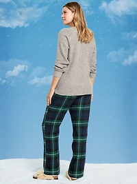 Maternity Plaid Flannel Pajama Pants