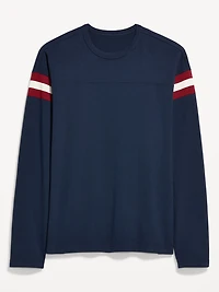 Heavyweight Long-Sleeve Football-Style T-Shirt