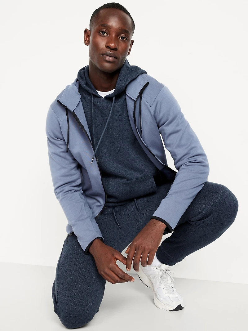 Fleece-Knit Pullover Hoodie