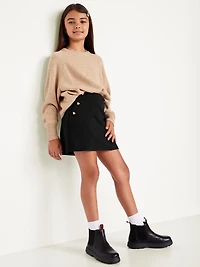 Jacquard-Knit Sailor Skort for Girls
